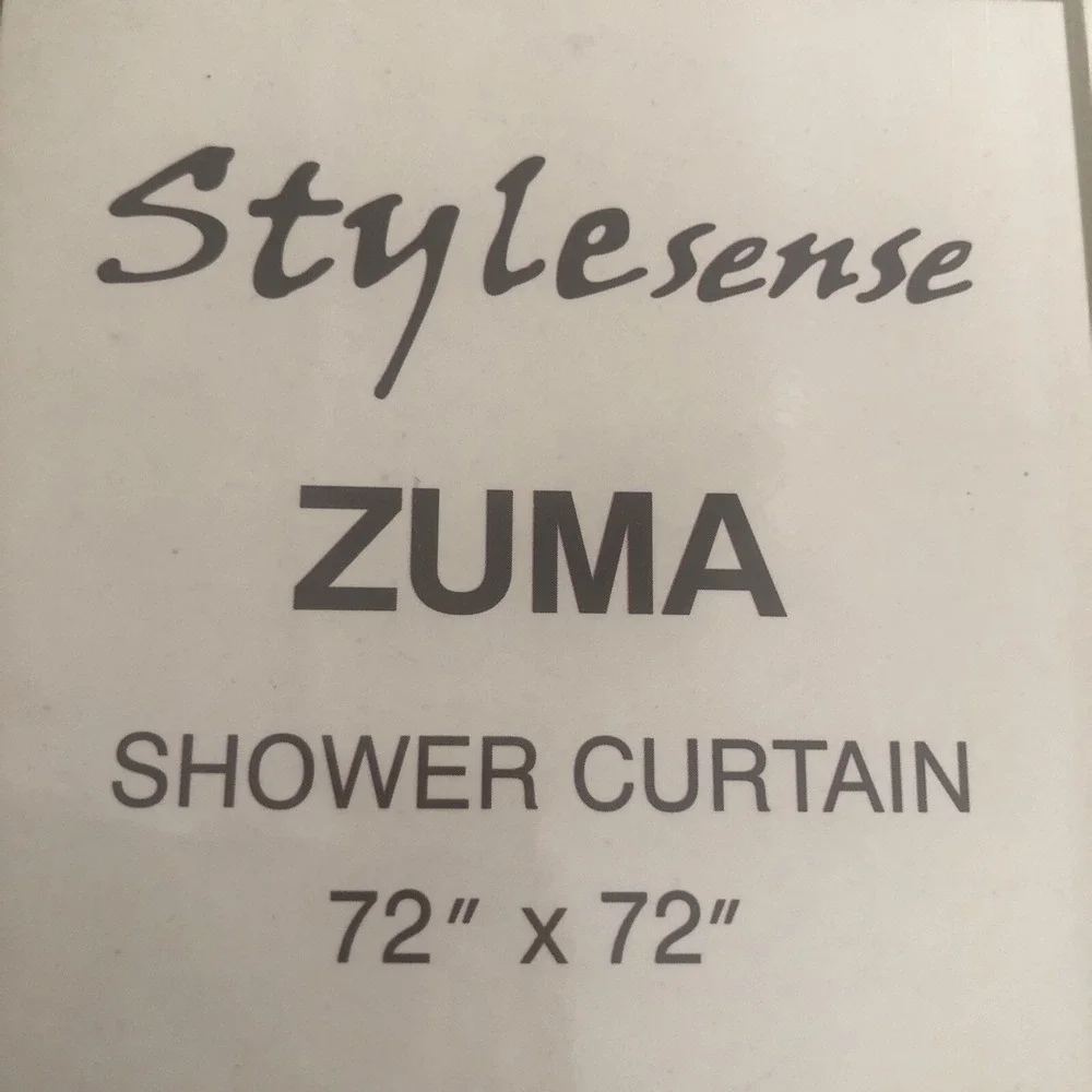 Zebra Fabric Shower Curtain Zuma 72
